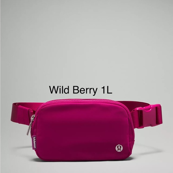 lululemon athletica Handbags - Lululemon Everywhere Belt Bag 1L wild berry